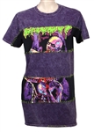 Billie Eilish "her." Magazine Cover Worn Custom Purple & Black Neon Shirt