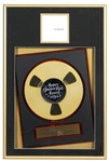 The Beatles Original Ampex Golden Reel Award Presented to The Beatles