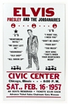 Elvis Presley and the Jordanaires Vintage Reproduction Cardboard Concert Poster