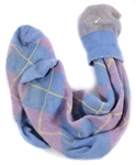 Michael Jackson Owned and Worn Blue and Purple Argyle Socks