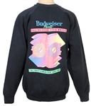 Rolling Stones Extremely Rare 1989 Steel Wheels North American Tour Budweiser Concert Sweatshirt ("Magic" Mike Collection)