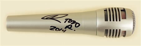 Todd Rundgren Signed Microphone