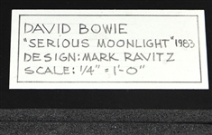 David Bowie 1983 “Serious Moonlight” Tour Original Stage Model