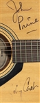 Johnny Cash, John Prine & Arlo Guthrie Signed and Played Acoustic Guitar (REAL)