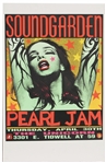 Frank Kozik Soundgarden Pearl Jam The Unicorn Green Lady Poster Proof