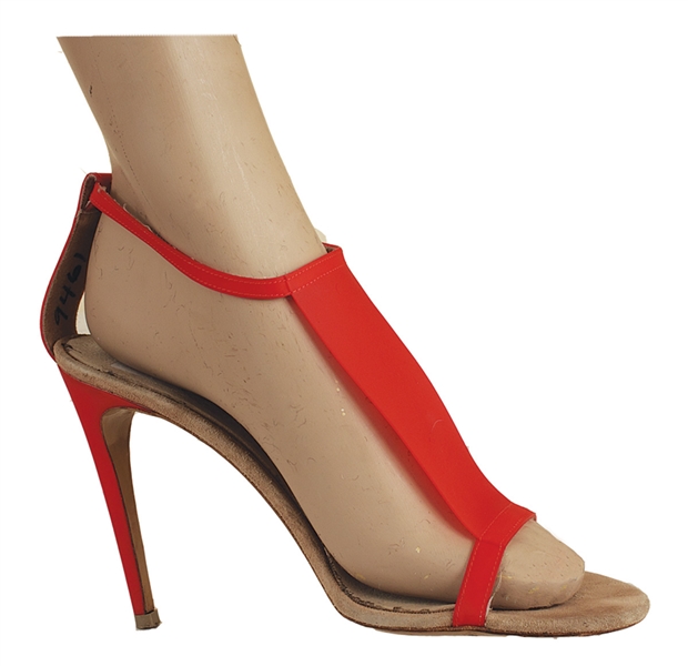 Beyoncé Owned & Worn Burberry T-Strap Stiletto Heels (Photo-Matched)