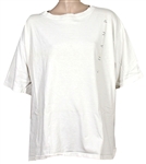 Celine Dion “Unison” Album Worn White T-Shirt and Black Leather Rolling Stones “Steel Wheels” Tour Jacket  (Photo-Matched)