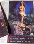 Jennifer Lopez Rolling Stone Magazine Centerfold Worn Custom Made Leather Outfit (Photo-Matched)