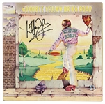 Elton John Signed "Goodbye Yellow Brick Road" Album (REAL)