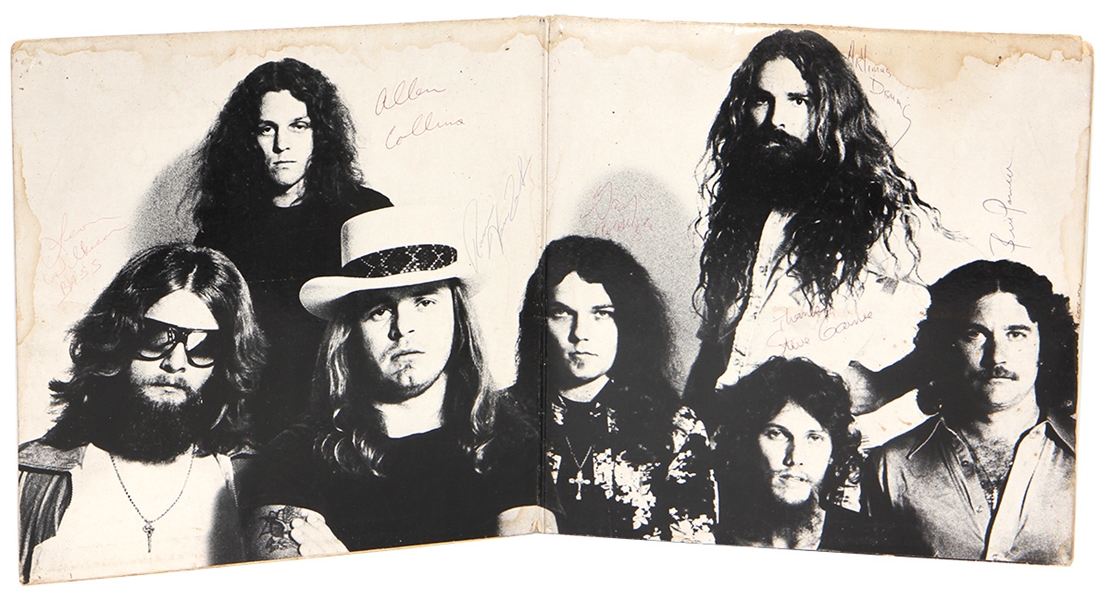 Lynyrd Skynyrd "Street Survivors" Gatefold Signed By Seven Band Members (JSA & REAL)
