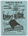 Elvis Presley "Kissin Cousins" Vintage Original Small Poster
