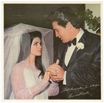 Elvis Presley & Priscilla Presley Vintage Original "Clambake" Album Bonus Photo