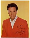 Elvis Presley Vintage Original "Double Trouble"  RCA Bonus Photo Facsimile Signed