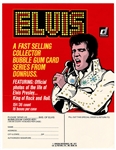 Elvis Presley Vintage Original Dealer Promo Sheet for Donruss Gum Card Set