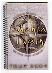 Shania Twain Original Official 2004 "Up" European Tour Used Concert Itinerary