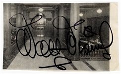 Walt Disney Signed Picture