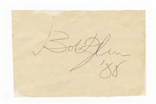 Bob Dylan Signed Cut (REAL)