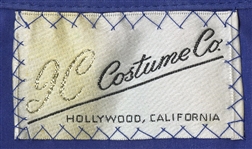Elvis Presley Owned & Worn IC Company Blue Shirt with High-Pointed Collar and Puffed Sleeves