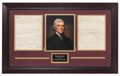 Thomas Jefferson Signed Document 1792 (JSA)