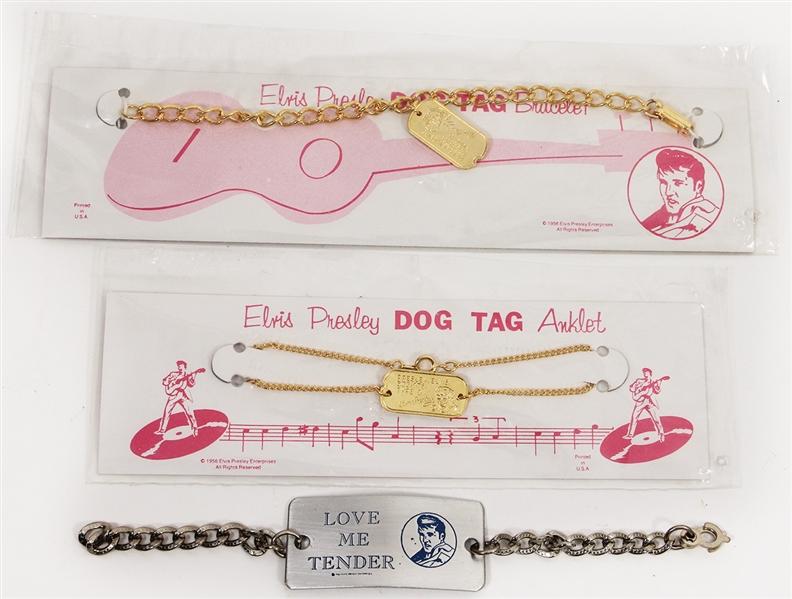 Elvis Presley Vintage Promotional Anklets & Bracelets