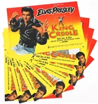 Elvis Presley "King Creole" Vintage Original Movie Lobby Cards (8)