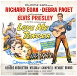 Elvis Presley "Love Me Tender" Vintage Original Movie Poster
