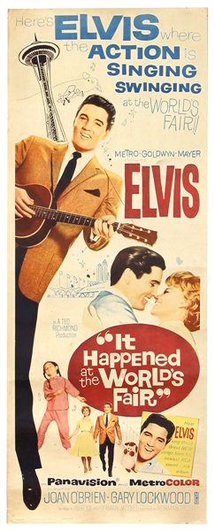 Elvis Presley "It Happened at the Worlds Fair" Vintage Original Movie Poster