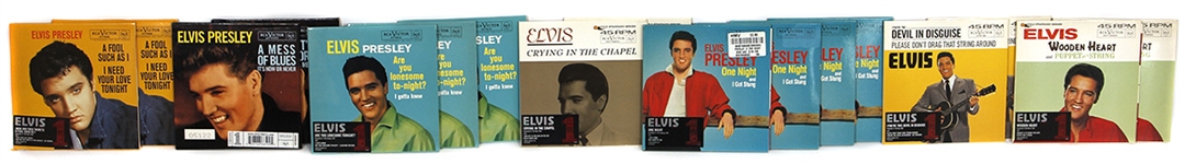Elvis Presley Original Vintage Record Collection