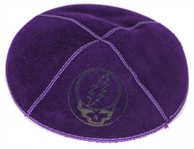 Grateful Dead Jerry Garcia Owned & Seder Worn Yarmulke From Nassau Coliseum