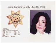 Michael Jackson Original 2003 Arrest Mug Shot from Starfile News Photo Agency
