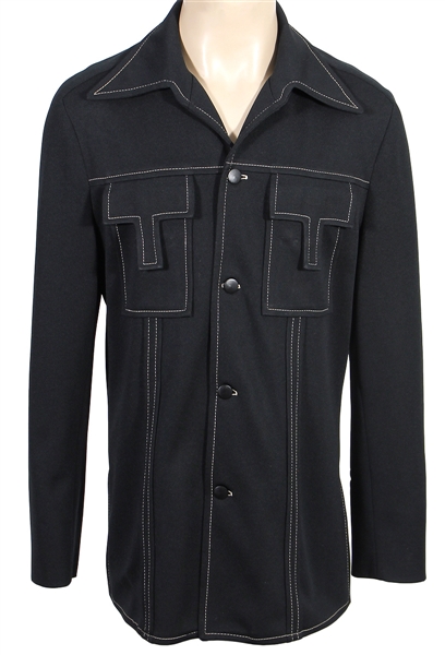 Elvis Presley Circa Early 1970s Owned & Worn Navy Blue Leisure Jacket