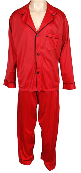 Elvis Presley Owned & Worn Red Munsingwear Pajamas