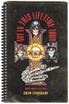 Guns N Roses "Not In This Lifetime" Original Concert Tour Used  Itinerary