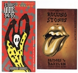 Rolling Stones Original VooDoo Lounge & Bridges to Babylon Concert Tour Used Merchandise Catalogs