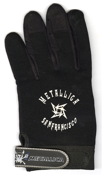 Metallica Lars Ulrich Stage Used Drummer Glove