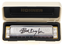 Bob Dylan Stage Used and Signed Hohner Harmonica With Original Box (Jeff Rosen & REAL)