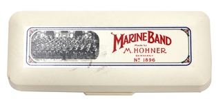 Bob Dylan Stage Used and Signed Hohner Harmonica With Original Box (Jeff Rosen & REAL)