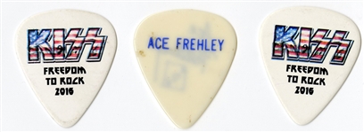 KISS Ace Frehley and Gene Simmons Stage Used Guitar Picks