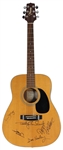 The Eagles Band Signed Acoustic Guitar (Beckett)