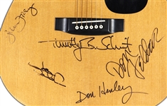 The Eagles Band Signed Acoustic Guitar (Beckett)