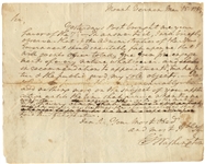 George Washington Handwritten and Signed Letter on Becoming the 1st President of the United States Vows he "Will Make Justice and Public Good My Sole Objects." Setting the Stage for America as a Whole