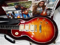 Kiss Ace Frehley’s Number 8 (AFS008) Owned, Played & Signed Gibson Les Paul Guitar