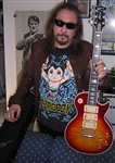 Kiss Ace Frehley’s Number 8 (AFS008) Owned, Played & Signed Gibson Les Paul Guitar