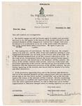 James Dean Signed 12/13/1954 Theatre Guild Contract (JSA)