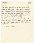 Mick Jagger Vintage Handwritten and Signed Asking for Guitar Gear (REAL)