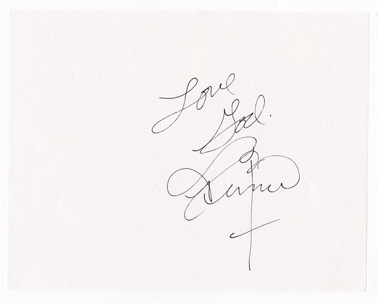 Prince Vintage Autograph Circa 1985 