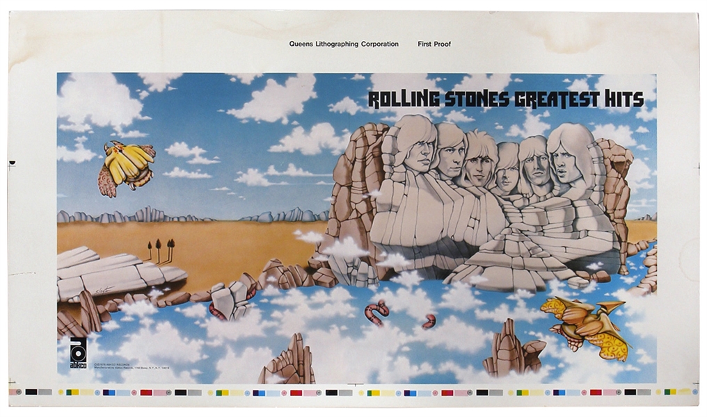 The Rolling Stones “Rolling Stones Greatest Hits” Album Artwork Slick