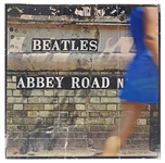 The Beatles 1969 Vintage Iain Macmillan Colour Photographic Artwork Print Used In The Production Of The Abbey Road Album Sleeve