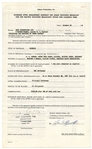 Brian Epstein 1964 Signed Tommy Quickly Shindig Performance Contract