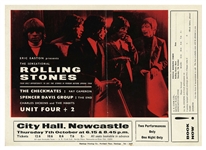 The Rolling Stones 1965 Newcastle Handbill